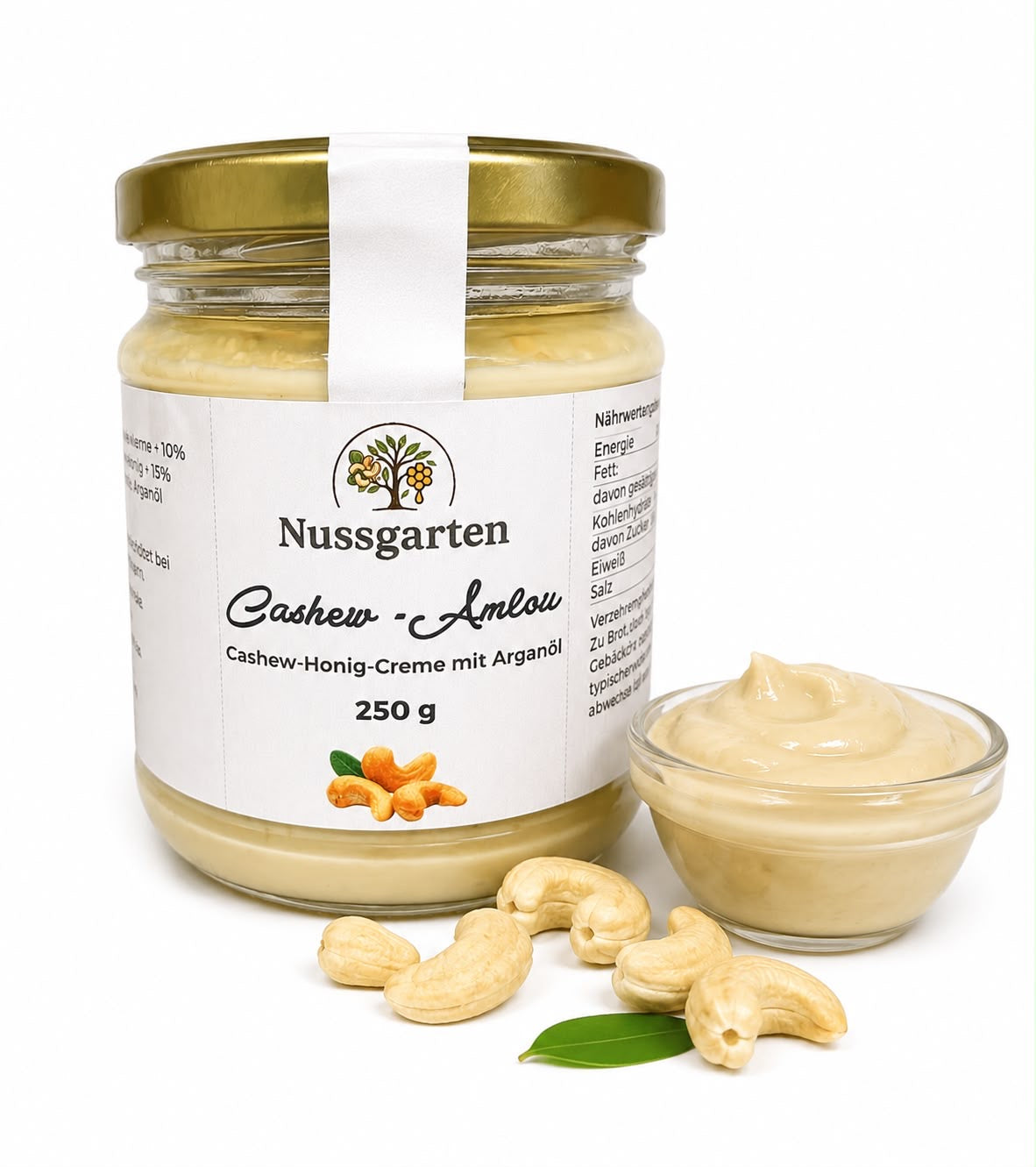 Cashew Amlou - Honig-Creme mit Arganöl & Cashews