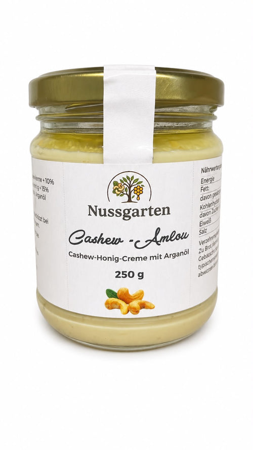 Cashew Amlou - Honig-Creme mit Arganöl & Cashews