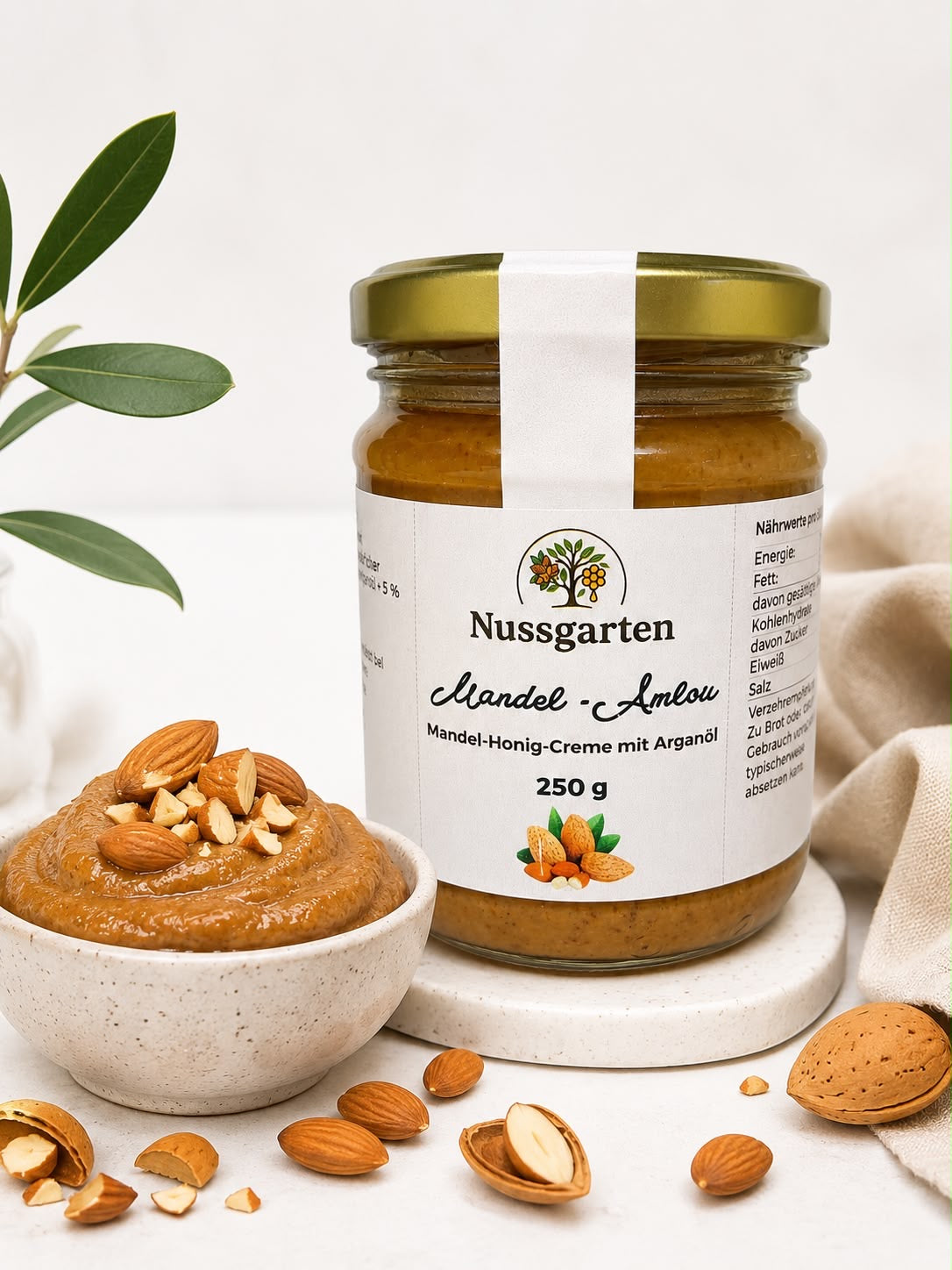 Mandel Amlou - Honig-Creme mit Arganöl & Mandeln