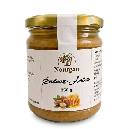 NOURGAN Erdnuss-Amlou im Glas, 250 g